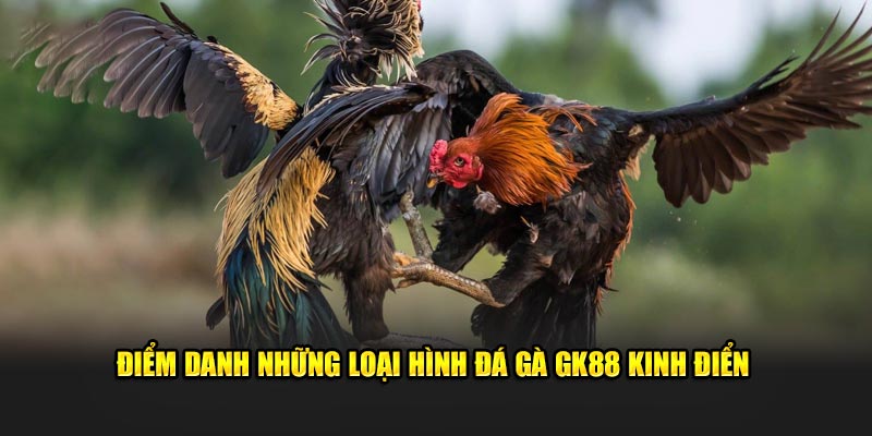 Điểm danh những loại hình đá gà GK88 kinh điển